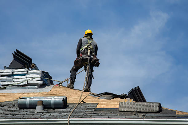Professional Flat Roof Repair technician working in Centralia, WA